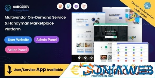 More information about "Aabcserv - Multivendor On-Demand Service & Handyman Marketplace Platform"