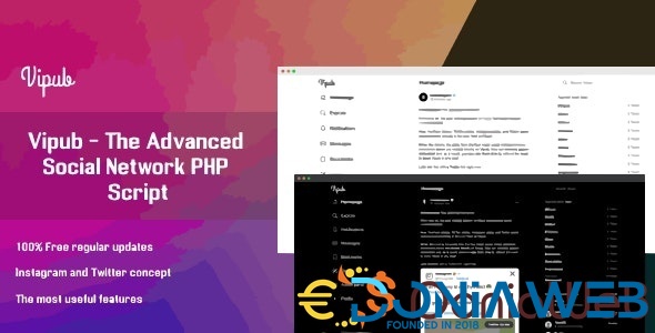 Vipub - The Advanced Social Network PHP Script