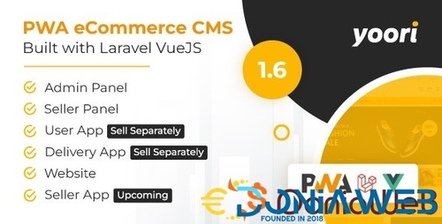 More information about "YOORI eCommerce | Single & Multi-Vendor PWA Marketplace CMS"