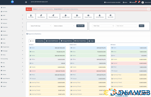 More information about "Zal Pro - ISP CRM With Radius & API"