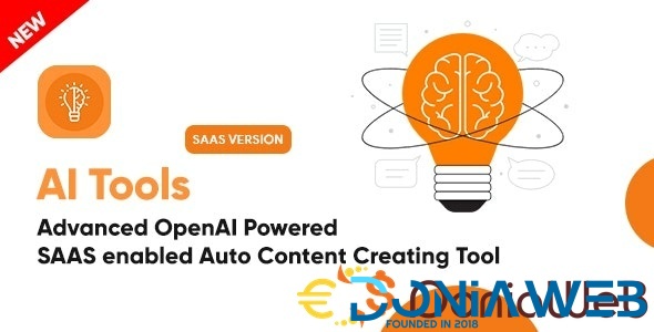 AI Tools - Advanced Automatic Content Creating and Image Generating Tool | SAAS | PHP