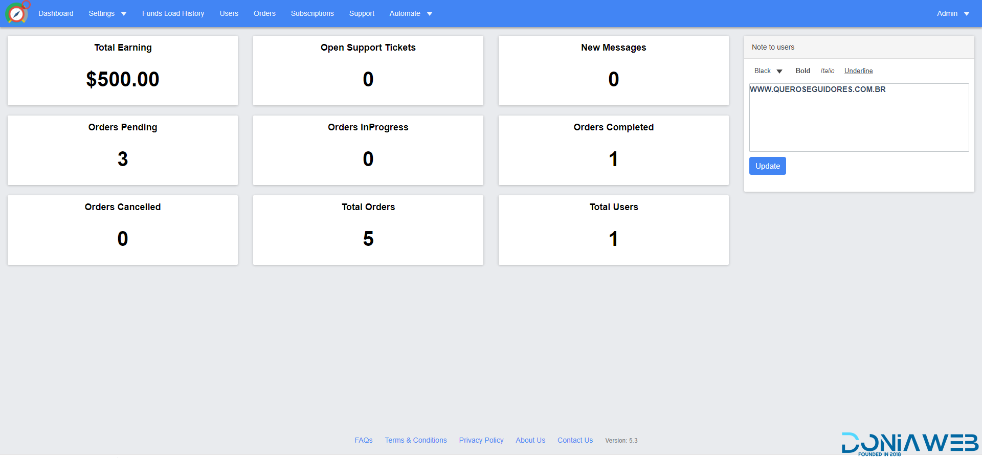 Dex Baby Smm Panel Script