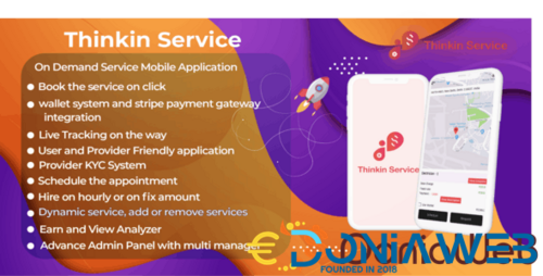 More information about "Thinkin Services | On Demand Service App | Urbanclap Clone"