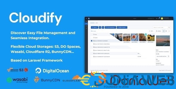 Cloudify - Self-Hosted File Manager and Cloud Storage