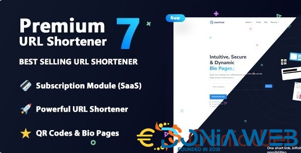 Premium URL Shortener - Link Shortener, Bio Pages & QR Codes