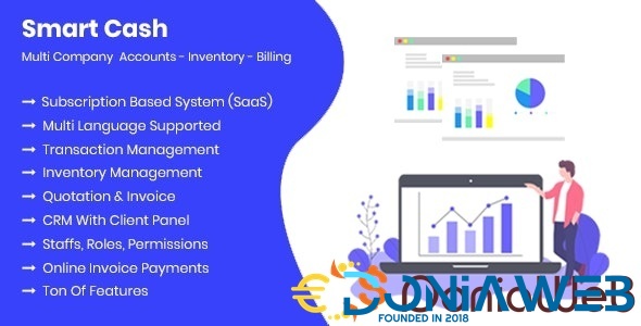 Smart Cash - Multi Company Accounts Billing & Inventory(SaaS)