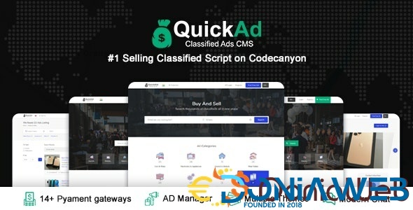 Quickad Classified Ads CMS PHP Script