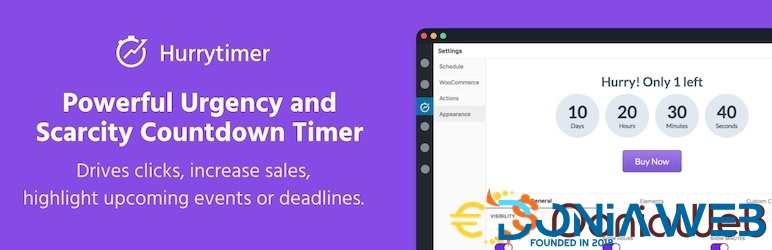 HurryTimer PRO - Scarcity and Urgency Countdown Timer for WordPress