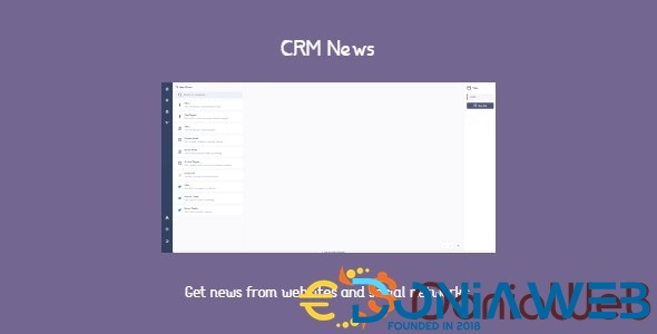 CRM News - gets news and direct messages in one page