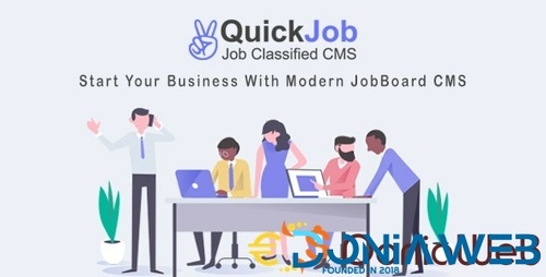 More information about "QuickJob - Job Board Job Portal PHP Script (Nulled)"