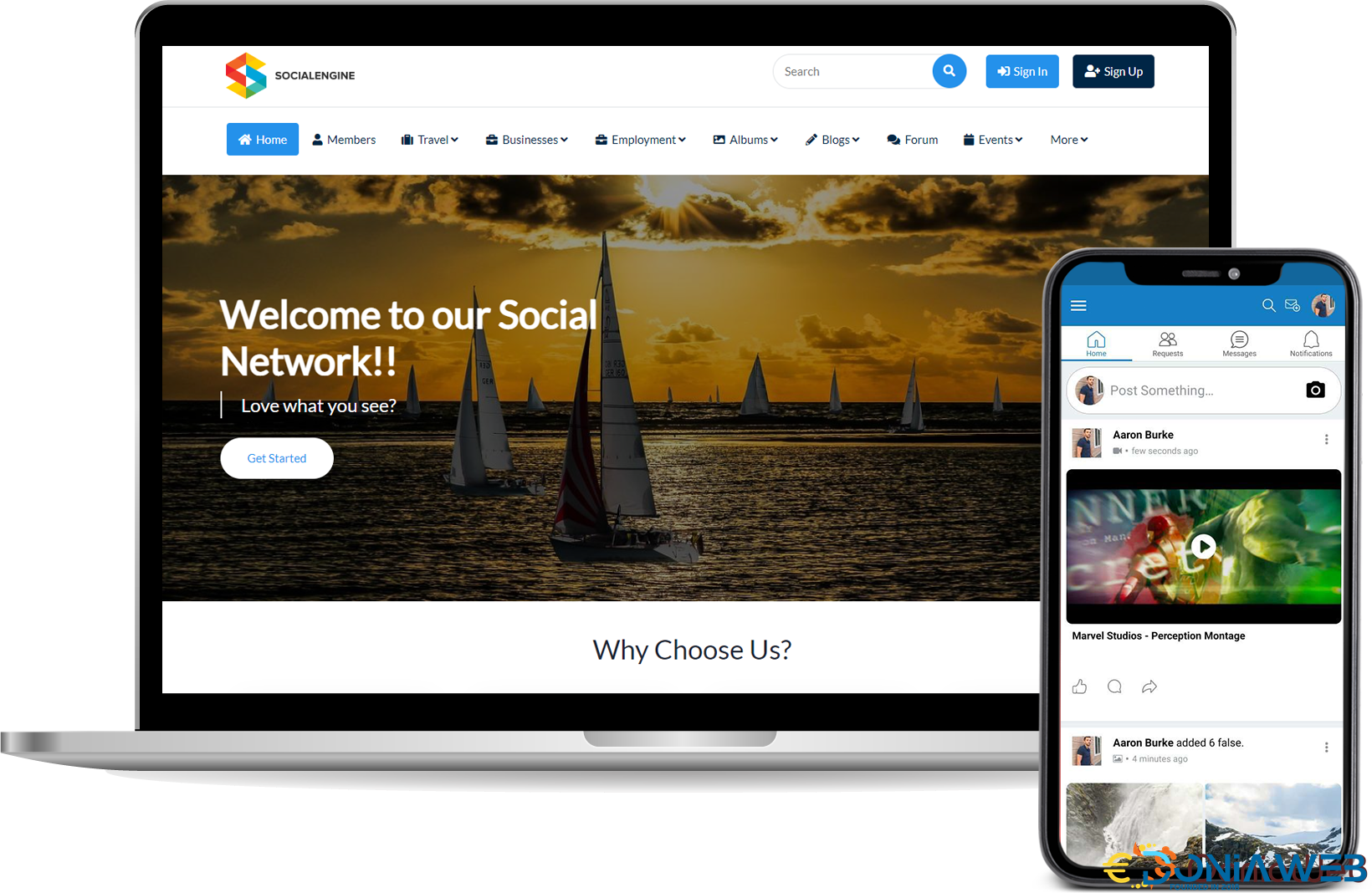 More information about "SocialEngine - Create Your Own Social Network"