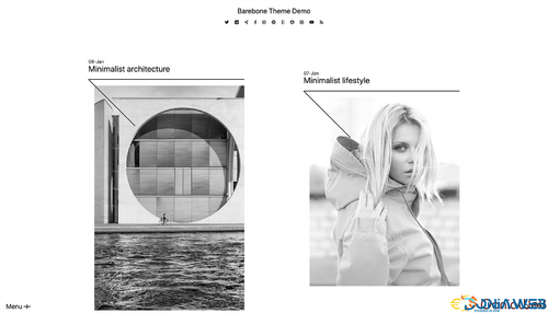 More information about "Barebone - Brutalist Theme Wordpress"