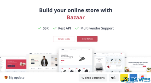 More information about "Bazaar Pro - Multipurpose Next.js Ecommerce Template ( Material UI Template )"