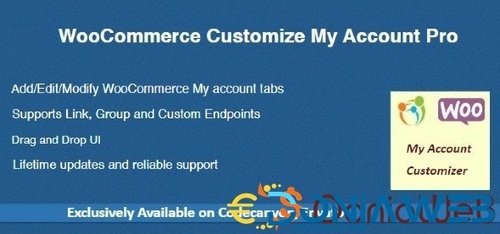 More information about "SysBasics WooCommerce Customize My account Pro"