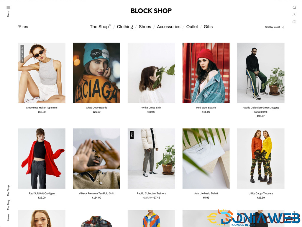 Block Shop WooCommerce Theme