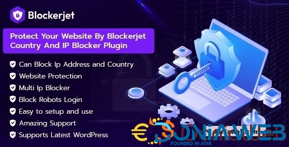 Blockerjet IP and Country Blocking WordPress Plugin (v1.0)