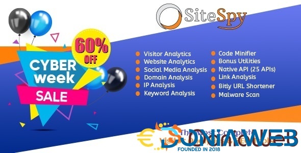 More information about "SiteSpy - The Most Complete Visitor Analytics & SEO Tools"