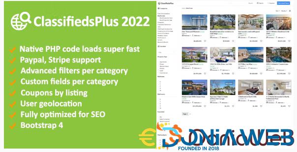 Classified Plus - PHP Classifieds Ads Script