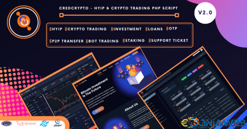 More information about "CredCrypto - HYIP & Trading PHP Script"