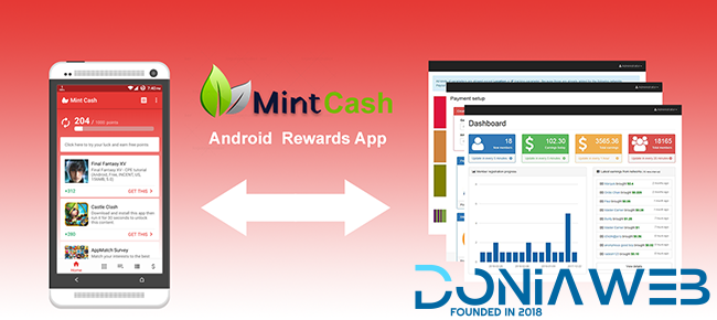 MintCash V1.24 - Rewards App + Web Panel