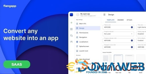 More information about "Flangapp - SAAS Online app builder from website [Unlimited license]"