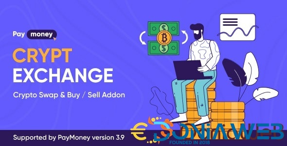 CryptExchange - Paymoney Crypto Swap and Buy/Sell Addon