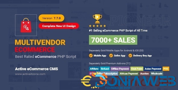 Active eCommerce CMS + Addons And Apps