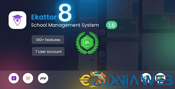 Ekattor 8 School Management System (SAAS)