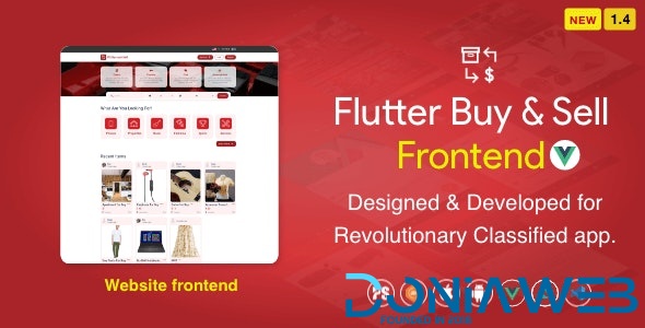 BuySell Frontend with Vue.js and PHP Backend (Olx, Mercari, Carousell, Classified ) Full App (1.4)