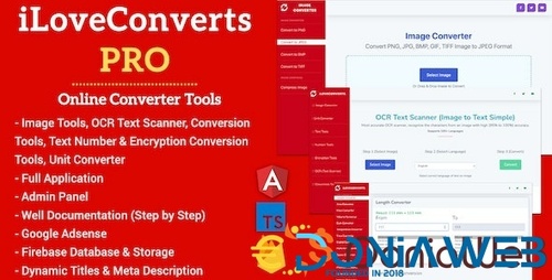 More information about "[All in One] iLoveConverts PRO - Online Converter Tools Full Production Ready App with Admin Panel"