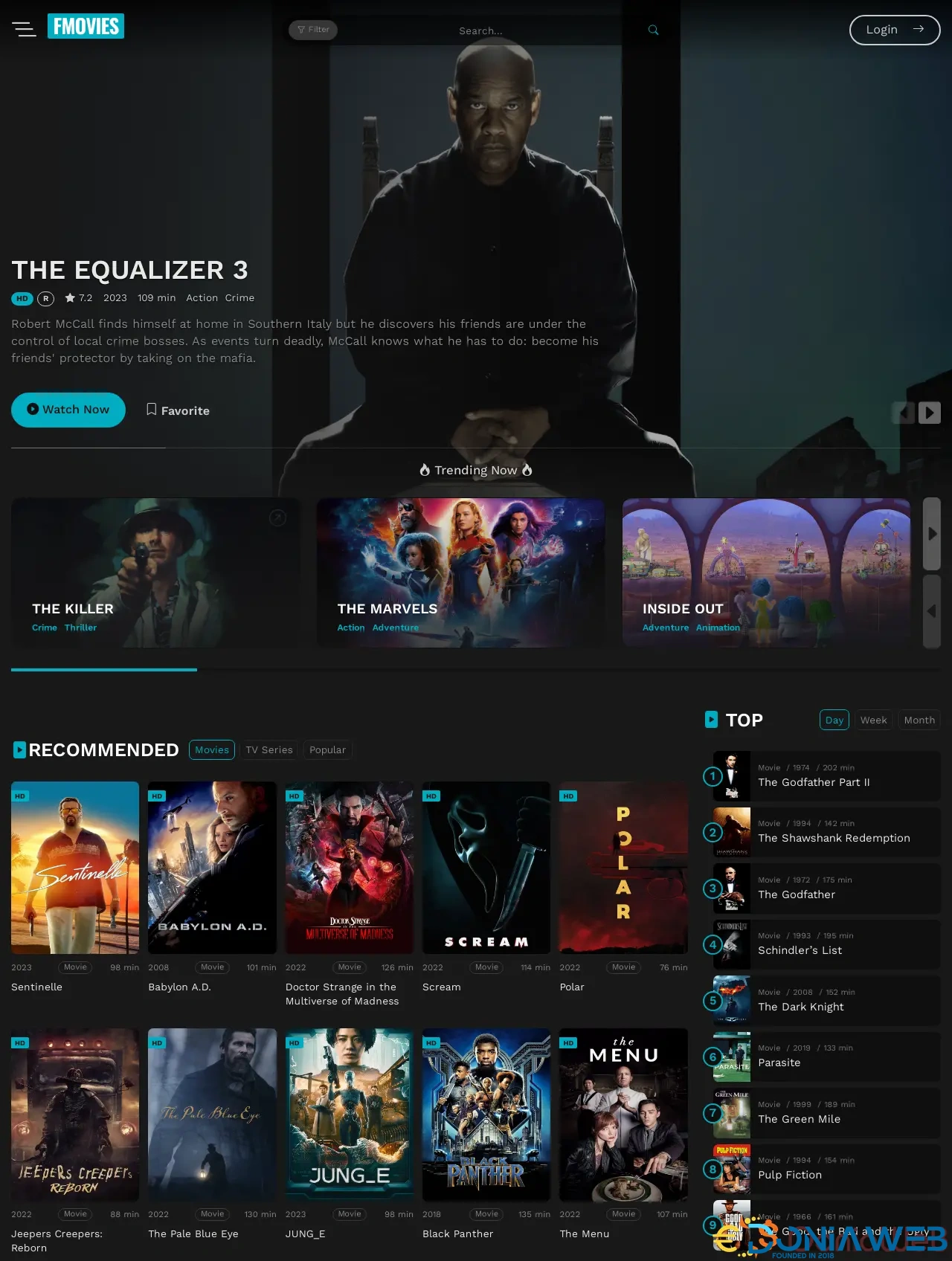 FMovies WordPress Clone Theme With Plugins Unlimited