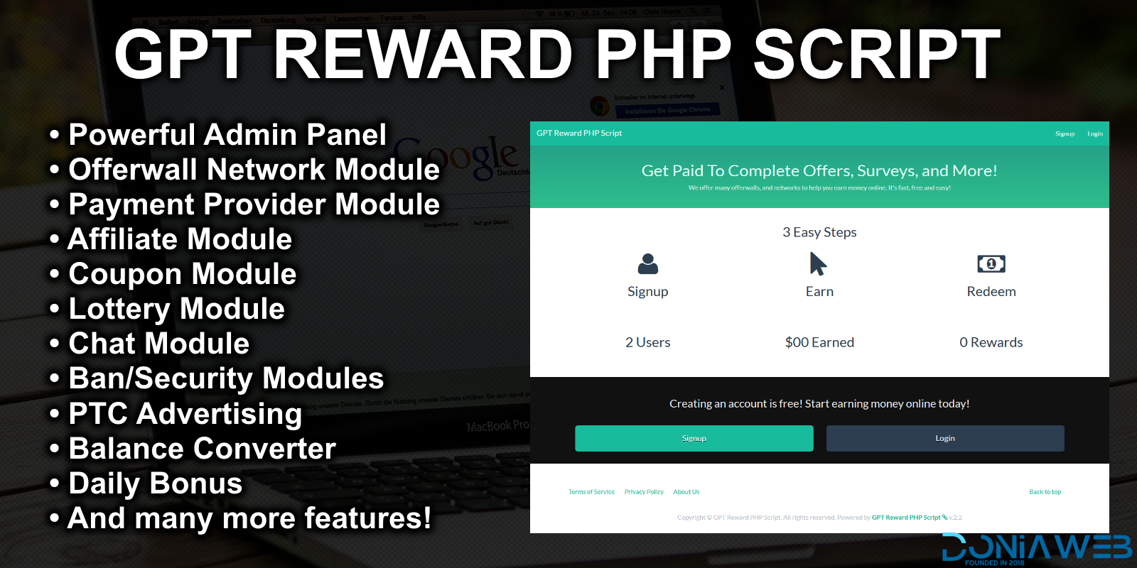 GPT Reward PHP Script