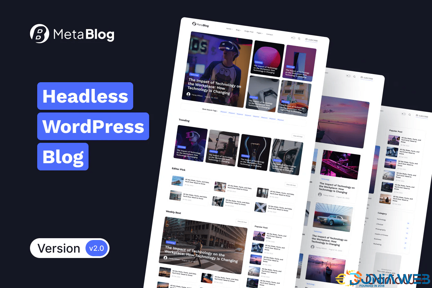 Metablog - Headless WordPress Blog with Nextjs