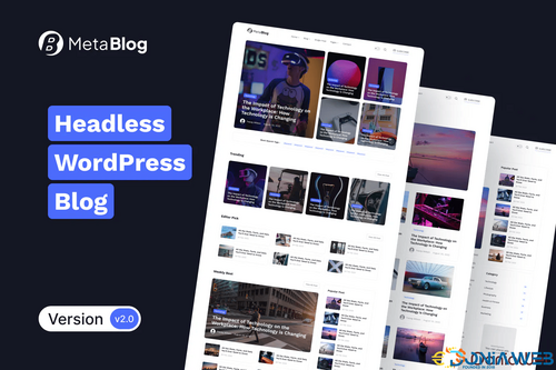 More information about "Metablog - Headless WordPress Blog with Nextjs"