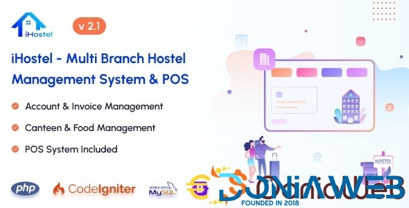 iHostel - iNiLabs Multi Branch Hostel Management System & POS