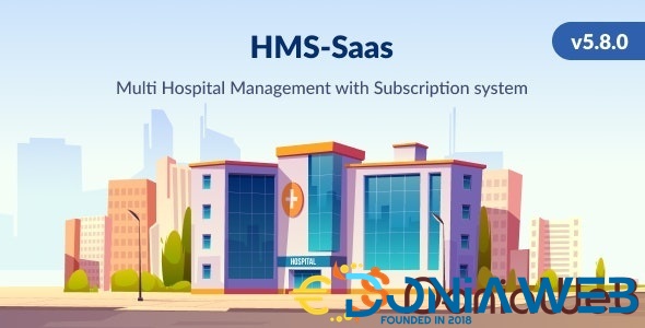 HMS Saas - Multi Hospital Management System - Appointment Booking - Smart Hospital - With Mobile App