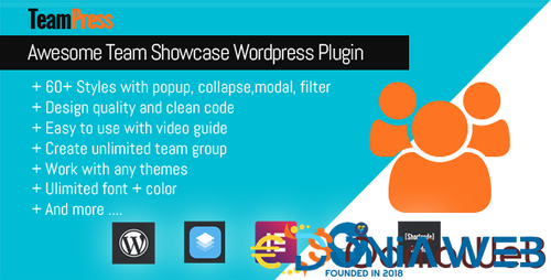 More information about "TeamPress - Team Showcase plugin"