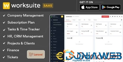 More information about "Worksuite Saas - Project Management System + All Modules"