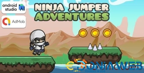 More information about "Ninja Jumper Adventures Game Android Studio Project with AdMob Ads + Ready to Publish"