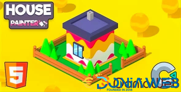 House Painter - (HTML5 Game - Construct 3)