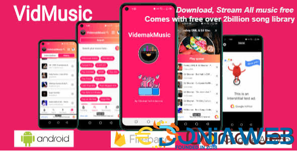 Videmak Music- Automatic Music Downloading and streaming Android application