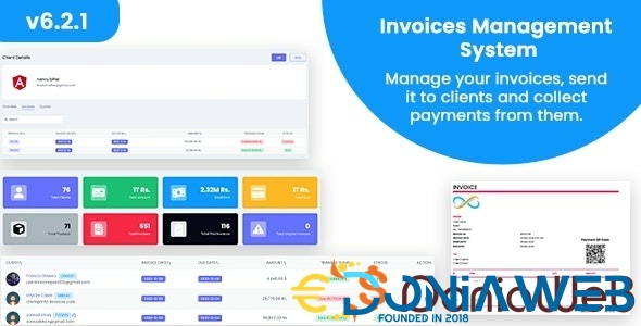 Invoices - Laravel Invoice Management System - Billing Management - Invoice