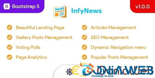 More information about "News - Laravel News and Magazines & Blog / Articles PHP script"