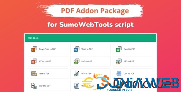 PDF Addon Package for SumoWebTools