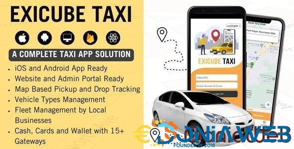 Exicube Taxi App