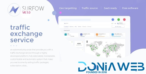 Surfow V6.1 - Traffic Exchange Service