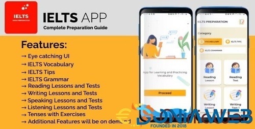 More information about "IELTS Preparation Full Guide App with AdMob Ads"