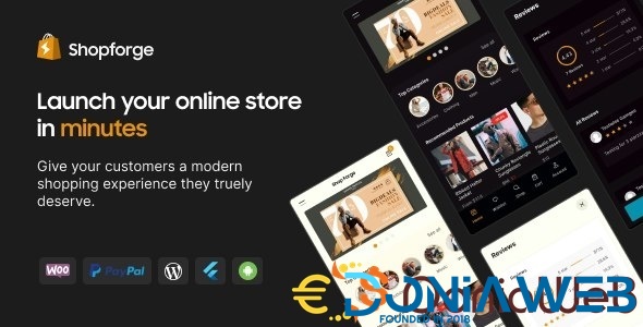 Shopforge - WooCommerce Mobile Apps (Android and iOS)