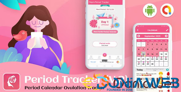 Android Period Tracker for Women - Period Calendar Ovulation Tracker (Pregnancy & Ovulation) (V-2)