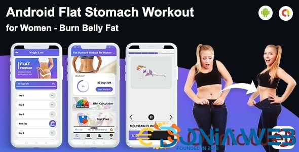 Flat Stomach Workout (30 days Workout Plan)